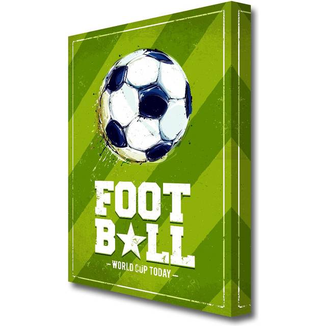 Children&#39;s &#39;Football Madness&#39;  - Wrapped Canvas Graphic Art Print (50.8 cm H x 35.6 cm W)