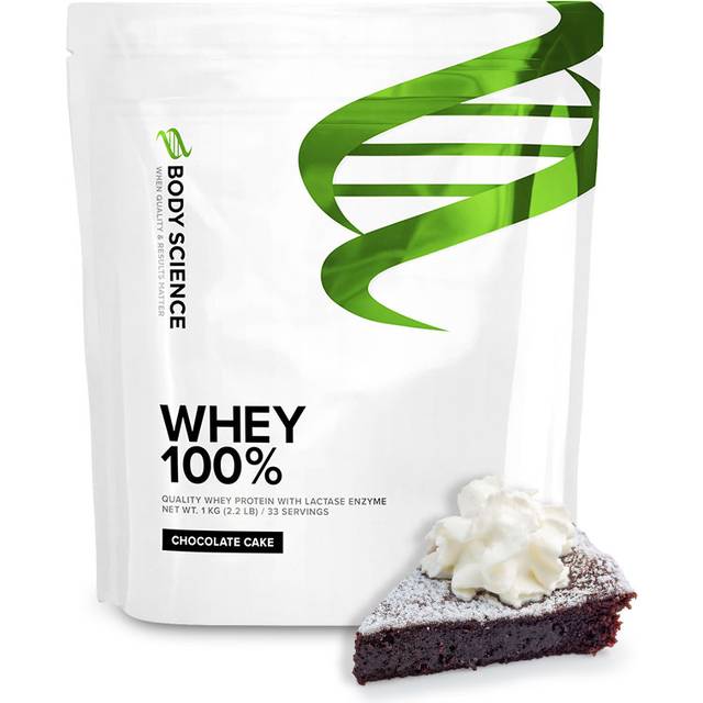 Proteinpulver Whey 100% - 1 kg - Chocolate - Body Science - Vassleprotein, Protein