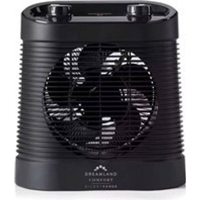 Dreamland Silent Power Comfort Portable Fan Heater with 4 Heating Modes