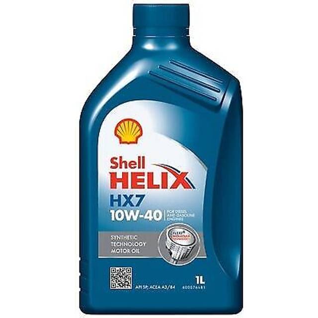 SHELL 550070412 Motorolja Helix HX7 10W-40 (SP A3/B4) Innehåll: 1l, Delsyntetolja