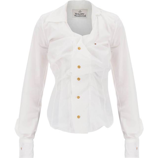 Vivienne Westwood White Drunken Shirt - A401 White - IT 36