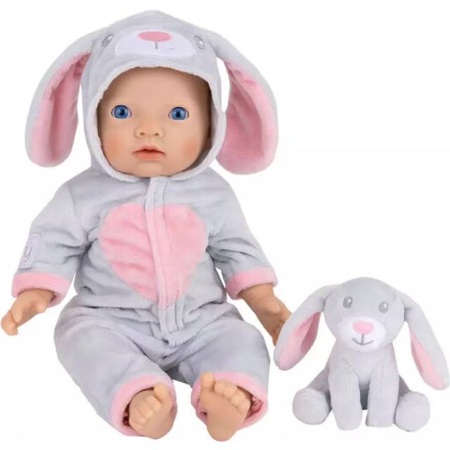Tiny Treasures My First Baby Doll Bunny All In One Outfit