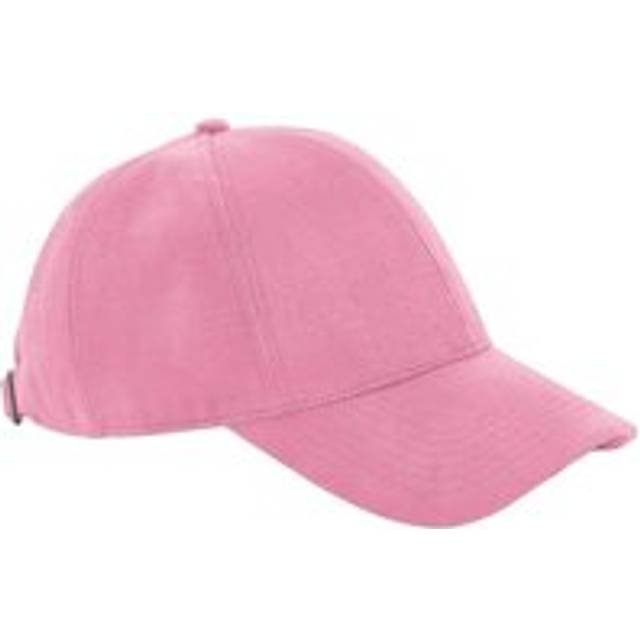 (One Size, Dusty Pink) Beechfield Unisex Adult 6 Panel Faux Suede Cap