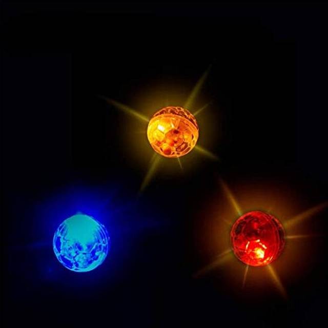 ATIN 3Pcs Ghost Hunting Motion Light Up Cat Dog Balls, Touch Activated Flashing Paranormal Equipment Pet Balls Toy