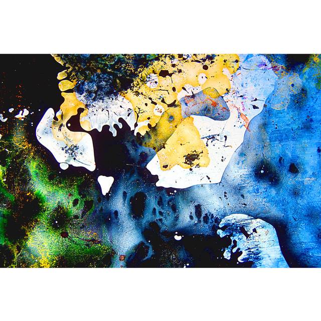 Fluid - Wrapped Canvas Painting (20cm H x 30cm W x 3.8cm D)