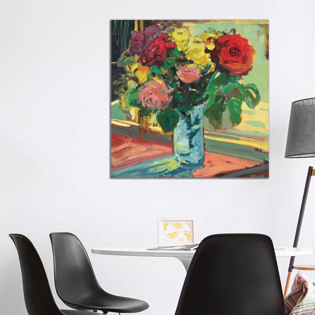 Window Sill II by Jennifer Harwood - Wrapped Canvas Painting (93.98 cm H x 93.98 cm W x 3.175 cm D)