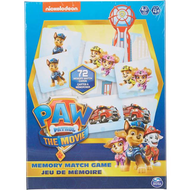 Paw Patrol The Movie Memory Matching Game | for Boys & Girls Age 4 and Above | A Fun Memory Game for Kids | Chase  Rubble  Rocky  Skye  and More