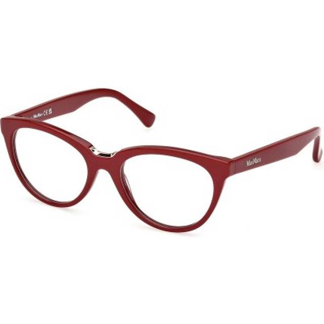 Max Mara MM5132 Eyeglasses 066 Shiny Dark Red