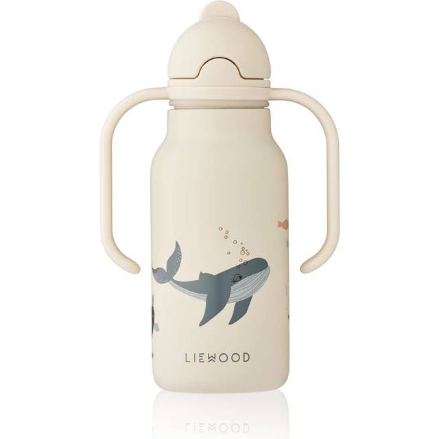 Liewood Kimmie flaska 250 ml Sea creature / Sandy 1032 - Beige/Sand