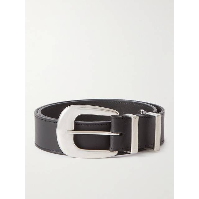 CELINE HOMME - 3.5cm Leather Belt - Men - Black - EU 90