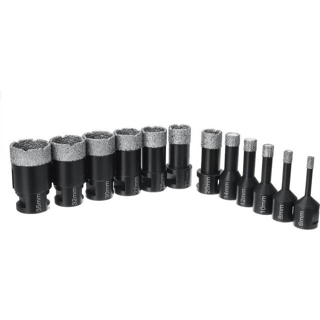 (10mm) M14 Marble Drill Bit 6-35mm Angle Grinder Diamond Drilling Hole Saw Cutter tool
