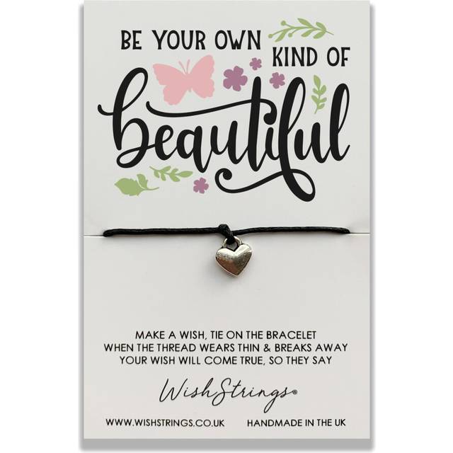 Be Beautiful Wish String Bracelet With Lucky Charm Sentimental Gift