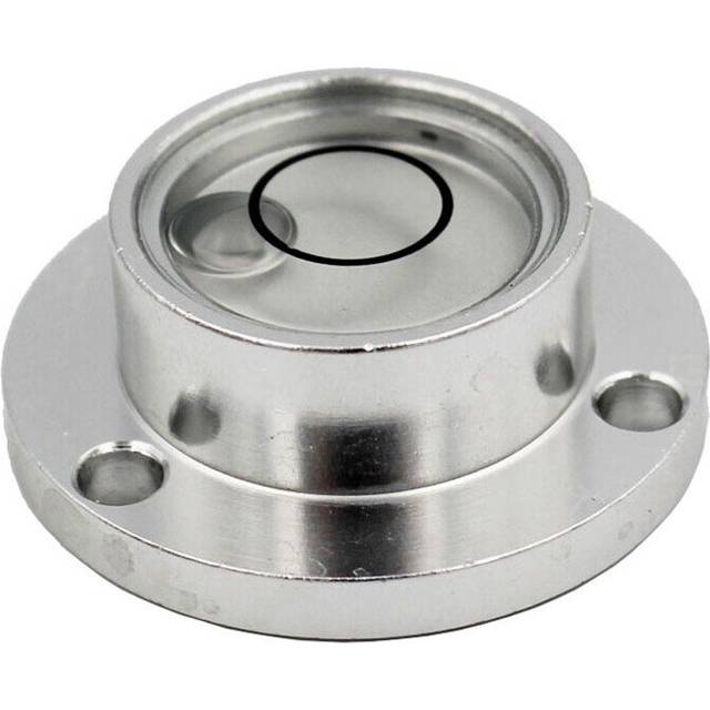 High precision bubble level Small bulls eye level Metal circular level Mini portable horizontal beads