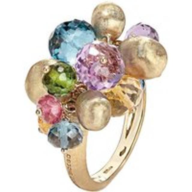 Marco Bicego Africa 18ct Yellow Gold Mixed Gemstone Cocktail Ring - K