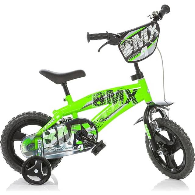 DINO BIKES BMX barncykel 12 tum lämplig för barnhöjd 87–110 cm, kod 125XL-01