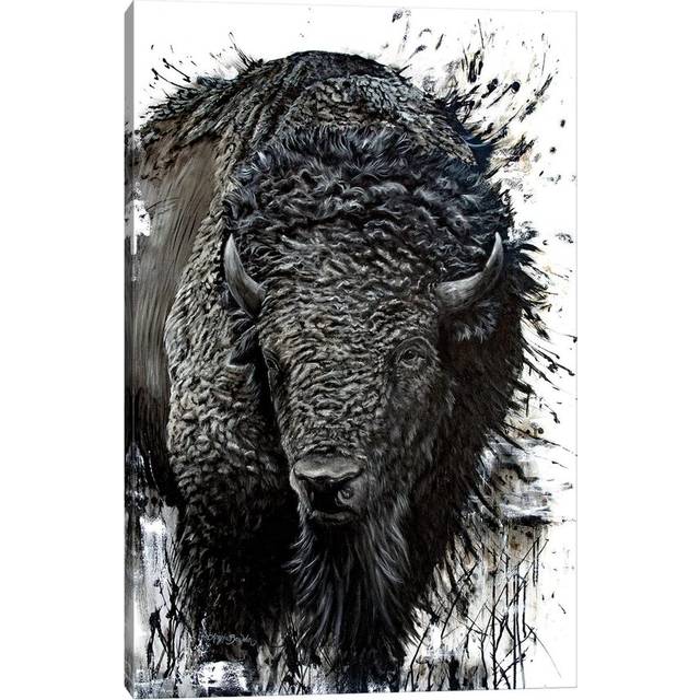 Prairie Giant by Angela Bawden - Wrapped Canvas Graphic Art (20.32 cm H x 30.48 cm W)