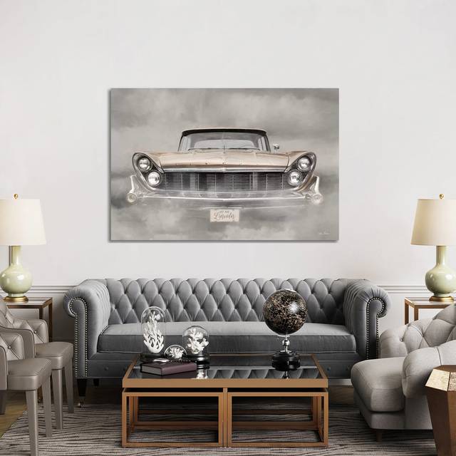 Hot Rod Lincoln by Lori Deiter - Wrapped Canvas Graphic Art (152.5 cm H x 101.5 cm W)
