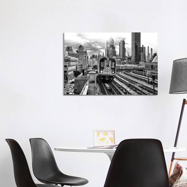 Line 7 Subway by Philippe Hugonnard - Wrapped Canvas Art Prints (101.6 cm H x 66.04 cm W x 1.91 cm D)