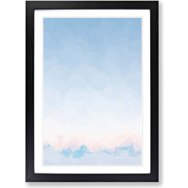 Kiss of the Sun in Abstract - Picture Frame Graphic Art Print - Black (76cm H x 50cm W x 2cm D)