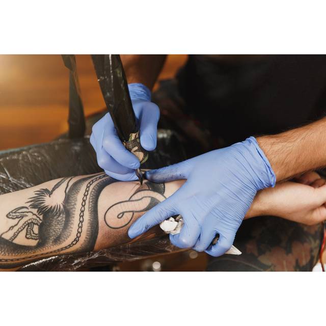 Tattoo Art On Body (30cm H x 46cm W x 3.8cm D)