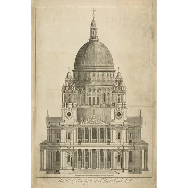St. Pauls Cathedral - Wrapped Canvas Art Prints (30cm H x 20cm W x 3.8cm D)