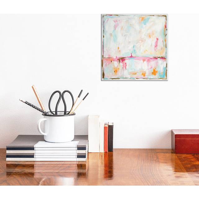 Cotton Candy Cloud by L. Hewitt - Wrapped Canvas Art Prints (30.48 cm H x 30.48 cm W)