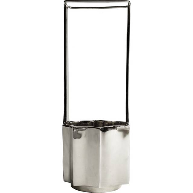 Hein Studio - Ikebana vase - Vas - Silver - W:19 x H:30 cm