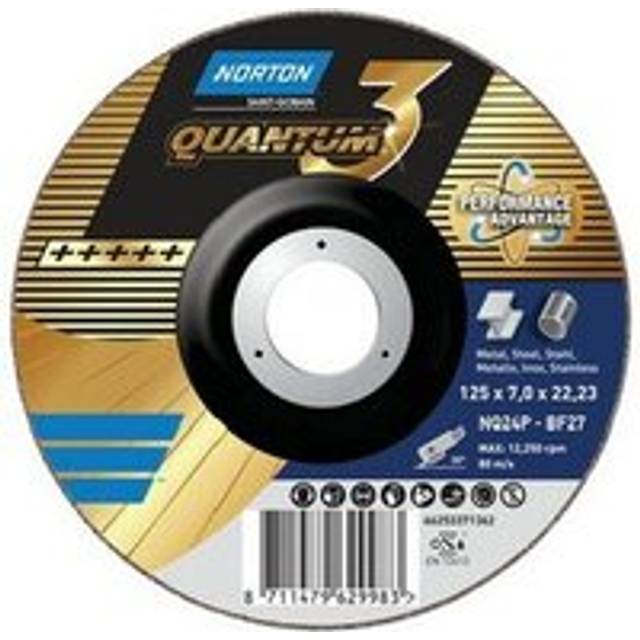 Norton Quantum Quantum 3 Grinding Disc 230 X 7.0 X 22MM NQ24N-BF27