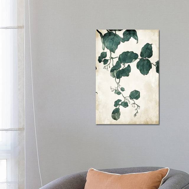Hanging Leaves IV by Milli Villa - Wrapped Canvas Painting (66.04cm H x 45.72cm W x 3.81cm D)