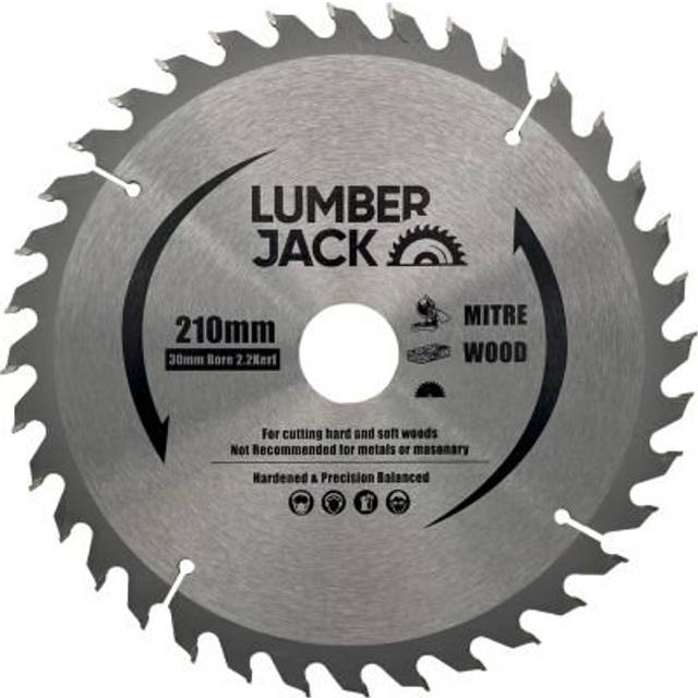 LUMBER JACK TCT Circular Wood Saw Blade 210mm x 30mm x bore x 48T for Bosch Makita Dewalt etc