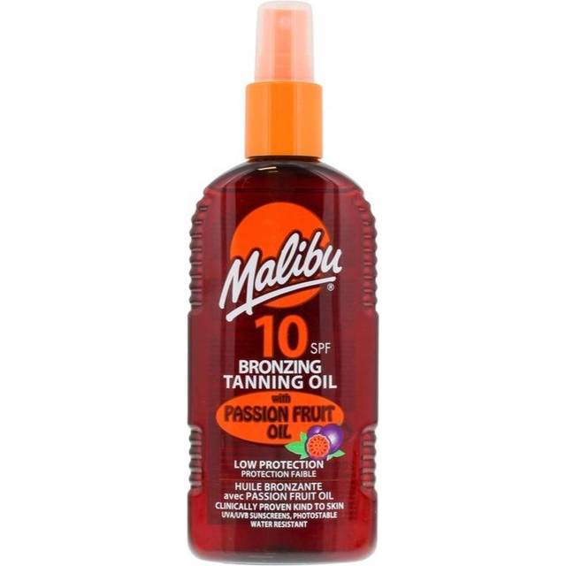 Malibu Bronzing Tanning Oil vårdande sololja Med bronzer 200 ml