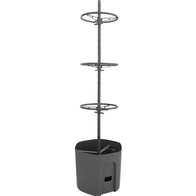 Gardenico Self-watering Tomato Pot w/ Trellis - 39cm, Black