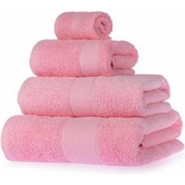 Homescapes Light Pink Bath Towel Set 100 % Turkish Cotton