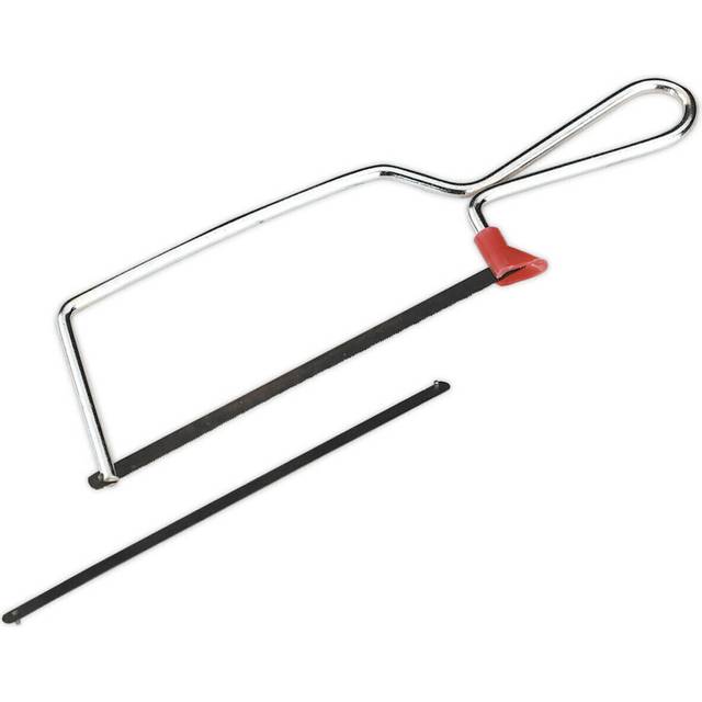 "150mm Junior Hacksaw with Spare Blade - Steel Frame & Finger Guard - 6"" Mini Saw"