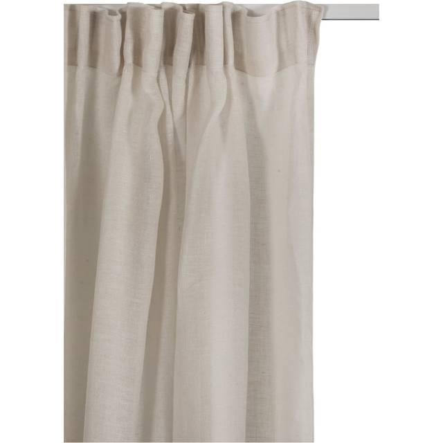 Himla Skylight gardin med veckband 140x290 cm Fog - Beige