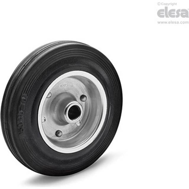 ELESA Vulcanised Rubber Wheel RE.E3-150-RBL