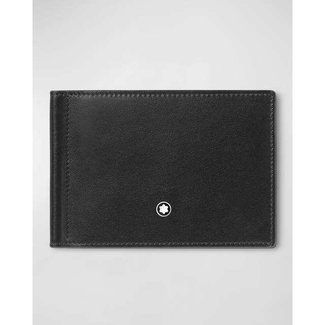 Montblanc - Meisterstück Wallet 6cc With Money Clip - Credit Card Wallets - Black (OneSize)