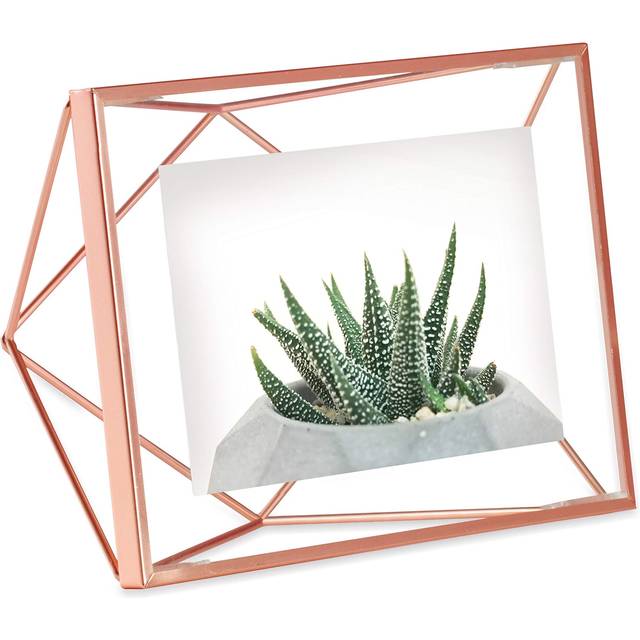 Umbra 313016-880, Steel Prisma Multi-Photo Frame, Copper (Cuivre), 4x6