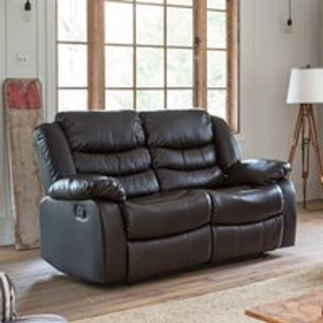 Brooklyn 2 Seater Brown Recliner Sofa - Artemis Home