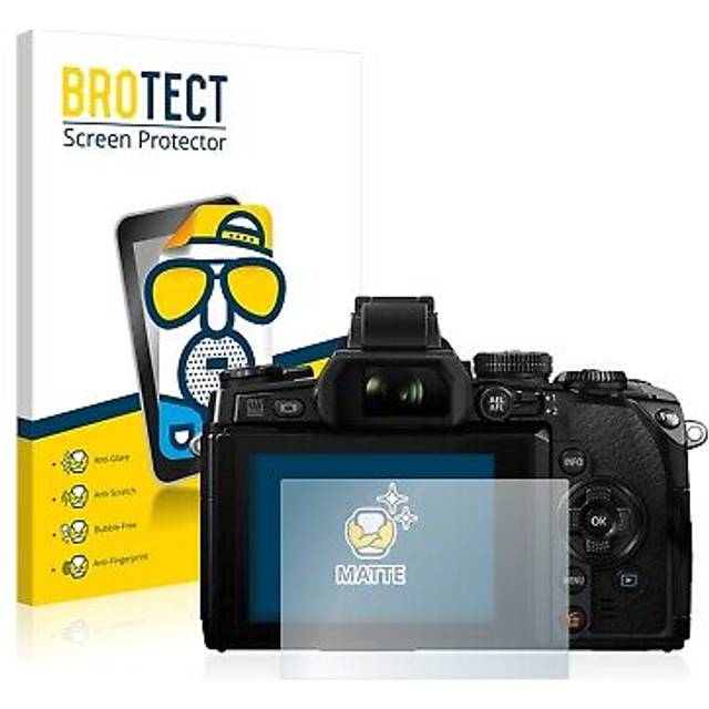 2x anti glare screen protector for olympus om-d e-m1 matte protection film
