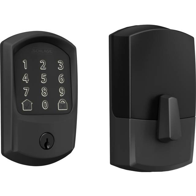 Schlage Encode Smart WiFi Deadbolt with Camelot Trim In Bright Chrome