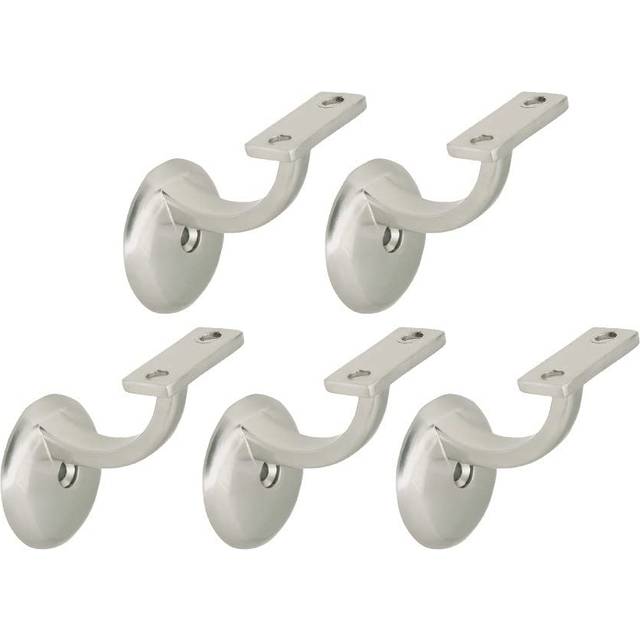 182030 Jumbo Handrail Bracket, 5-Pack, Satin Nickel