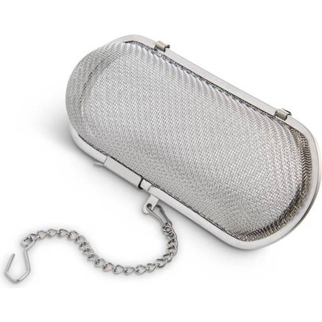 HIC Kitchen Herb Infuser Pod, 18/8 Stainless Steel Mesh, For Herbs, Spices, and Loose Teas