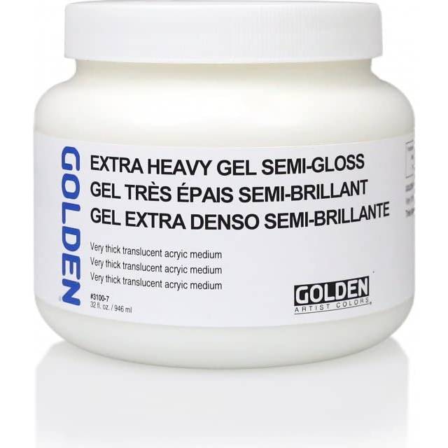 Golden Artist Colors - Extra Heavy Gel Semi-Gloss - 32 oz Jar