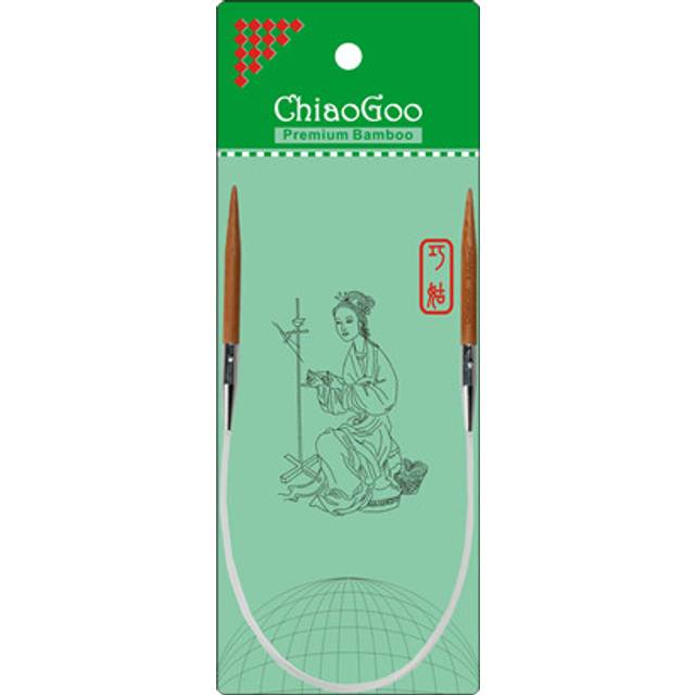 ChiaoGoo Bamboo Rundstickor Bambu 40 cm 3,5 mm Patina