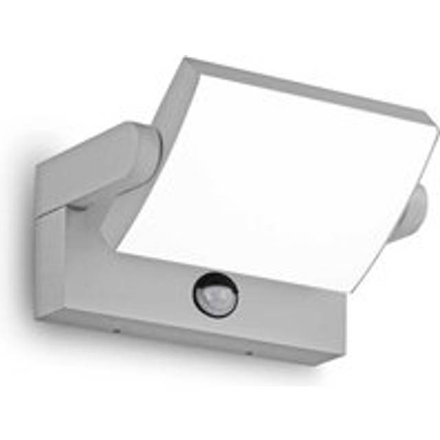 Ideal Lux Swipe PIR Integrated LED Outdoor Down Wall Lamp Grey 2000Lm 3000K IP54