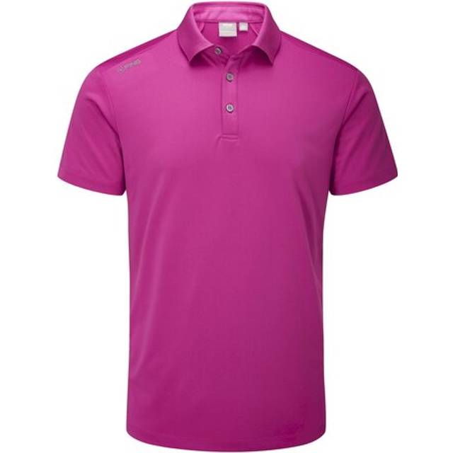 Ping Lindum Mens Golf Polo Shirt - Pink - XXLarge