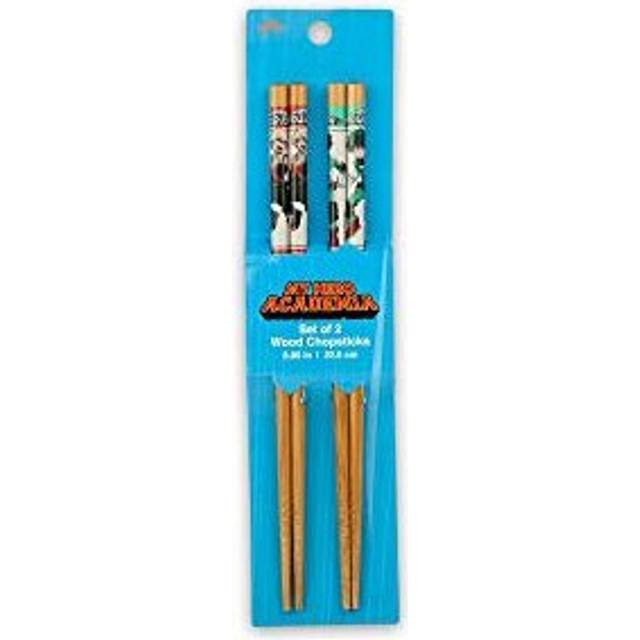 Just Funky My Hero Academia Midoriya & Bakugo Bamboo Chopsticks Set | Includes 2 Sets