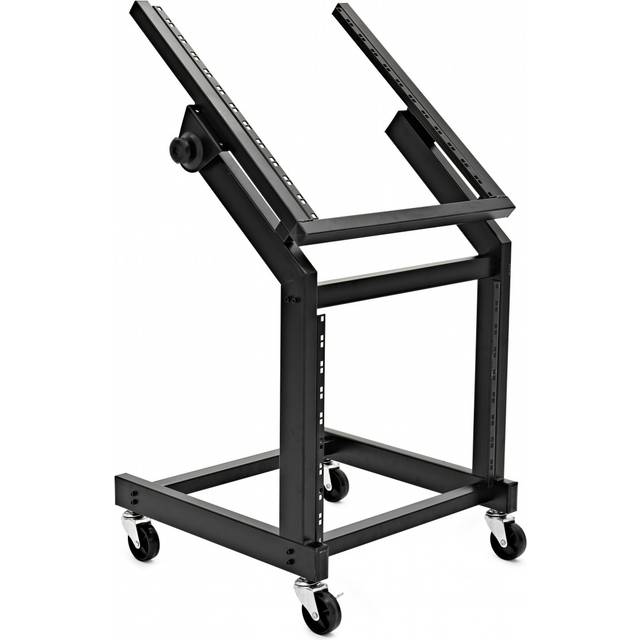 19" 12U & 9U Adjustable Studio Rack Trolley by Gear4music