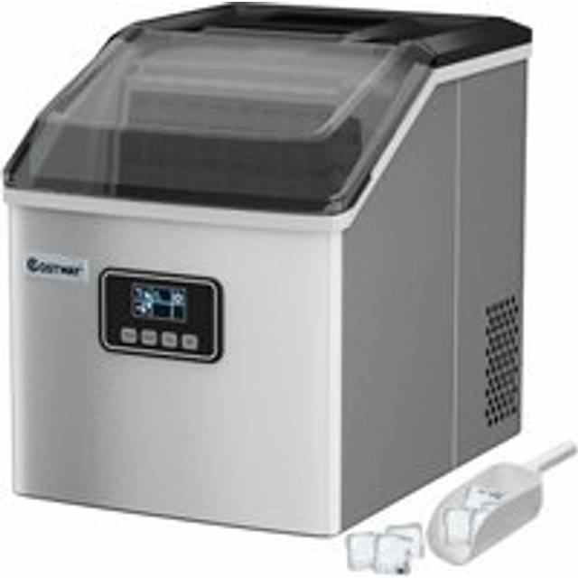 Countertop Ice Maker Portable Ice Cube Making Machine 22KG/24H with lcd Display
